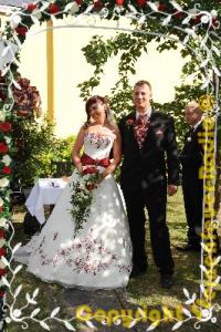 Brautpaar nach der Trauung