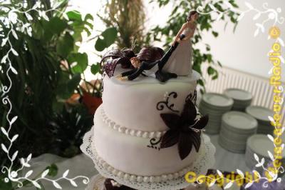 Brauttorte und Kuchen