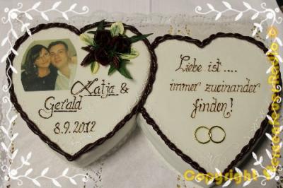 Brauttorte und Kuchen